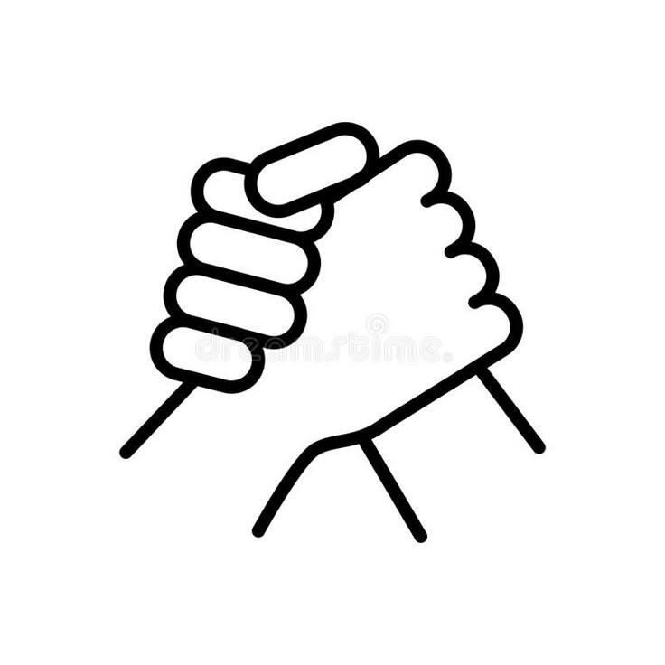 Brother Handshake Icon